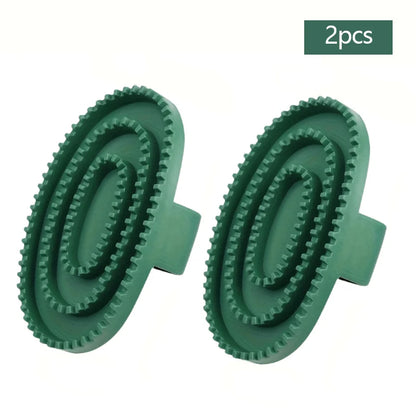 1pc Rubber Massage Cleaning Brush for Horses Durable Detangling  Tool for Bathing Equestrian Care Essentials  Horse Pet Grooming