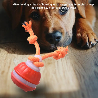 Hot Selling Pet Intelligent Rolling Ball Dog Electronic Toy Ball Intelligent Bite Resistant Cat Toy with Built-in Bird Chirping