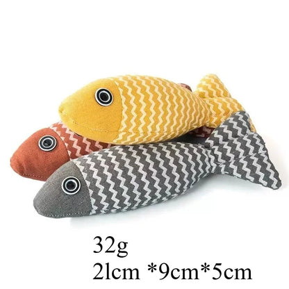 Hot Selling Cat Toy Catnip Simulation Fish Pet Toys To Relieve Boredom and Prevent Biting and Grinding Teeth Cat Toy Pet Supplie
