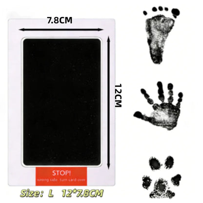 Cat Dog Paw Print Ink Kit Pad Baby Footprints Newborn Shower Handprint Easy Diy Clean Touch Inkless Safe Non-toxic Pet Souvenir