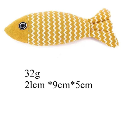 Hot Selling Cat Toy Catnip Simulation Fish Pet Toys To Relieve Boredom and Prevent Biting and Grinding Teeth Cat Toy Pet Supplie