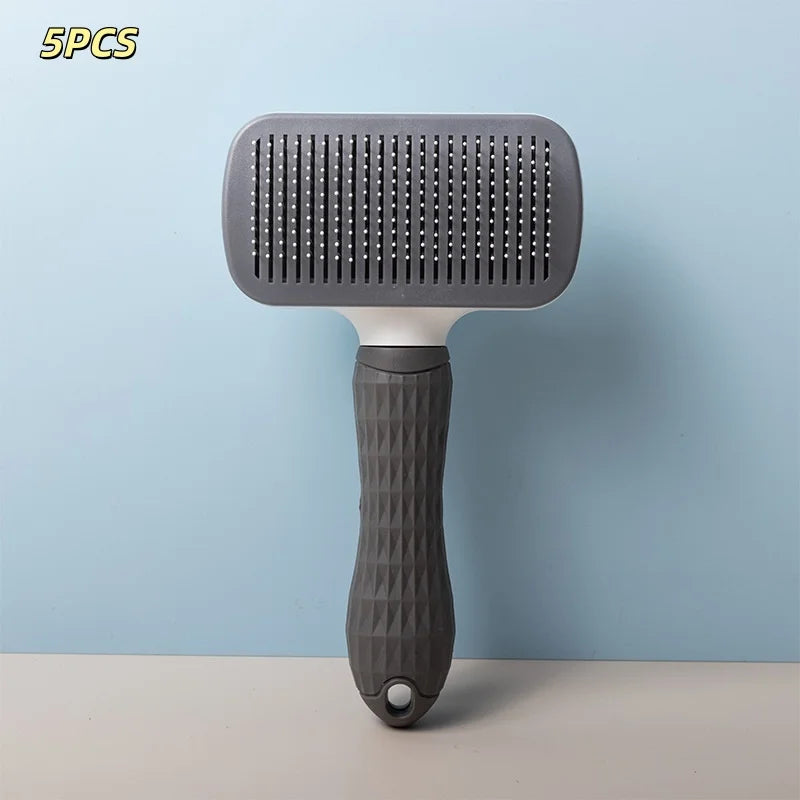 Pet Hair Remover Brush for Dogs And Cats Long Hair Grooming Comb Bath Cleaning Brush Essential Pet Supplies