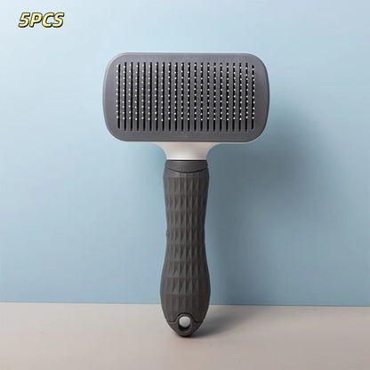 Pet Hair Remover Brush for Dogs And Cats Long Hair Grooming Comb Bath Cleaning Brush Essential Pet Supplies