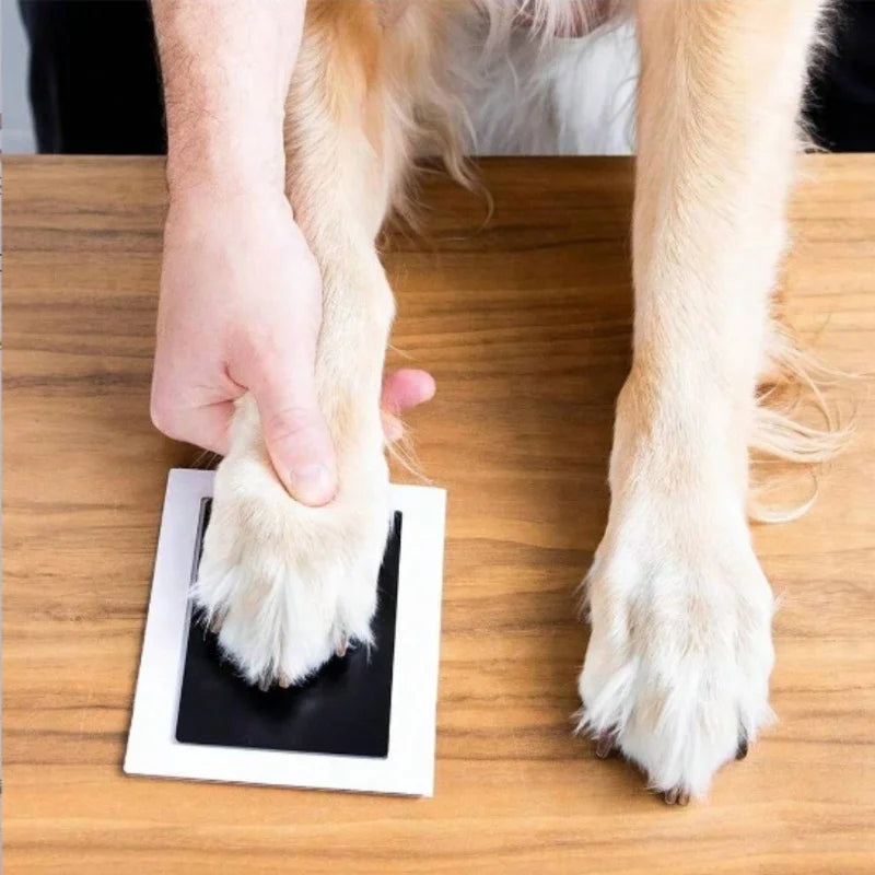 Cat Dog Paw Print Ink Kit Pad Baby Footprints Newborn Shower Handprint Easy Diy Clean Touch Inkless Safe Non-toxic Pet Souvenir