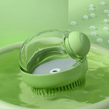 Dog Bath Brush Pet Cat Bath Grooming Device Portable Silicone Bath Massage Brush Dog Scrubbing Bath Essential Pet Supplies