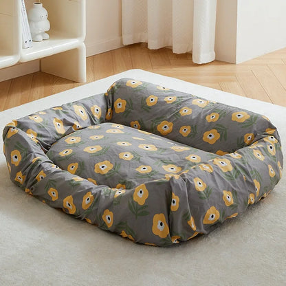 All Season Washable Detachable Pet Bed Cover Winter Warm Anti Dirty Soft Dog Cat Bed Sheet Essential