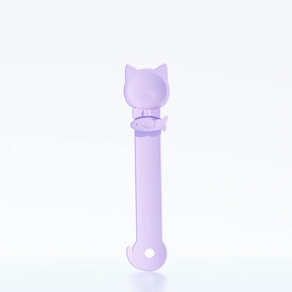 New Cat Treat Squeeze Spoon - Mess-Free Pet Feeding Tool for Cats, Snack Scoop, and Essential Pet Supplies