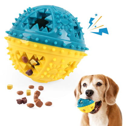 1PC Interactive Dog Chew Toy Molar Ball Pet Teething Suction Cup Rope Puzzle Dispensing Chewers Fun Doggy Playtime Essential