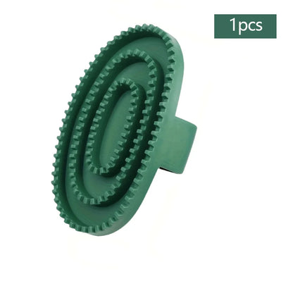 1pc Rubber Massage Cleaning Brush for Horses Durable Detangling  Tool for Bathing Equestrian Care Essentials  Horse Pet Grooming