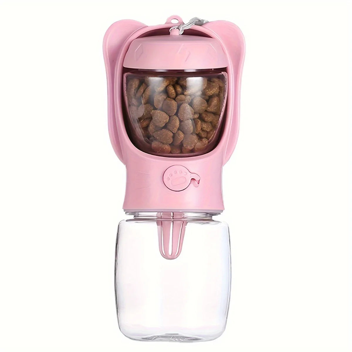 Portable Dog Water Bottle with Food Container Outdoor Pet Travel Essentials for Cats Puppies Hiking Walking