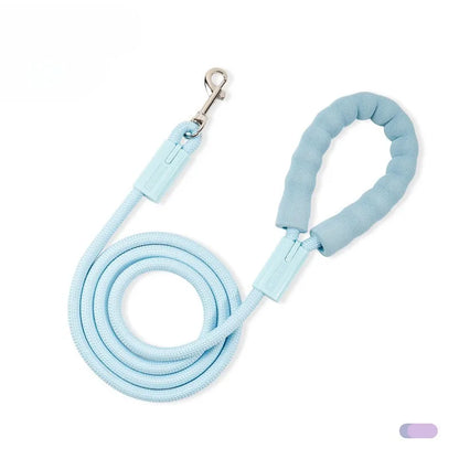 Dopamine Dog Leash Colorful Nylon Round Rope Pet Traction Rope Outdoor Walking Pet Supplies Essential
