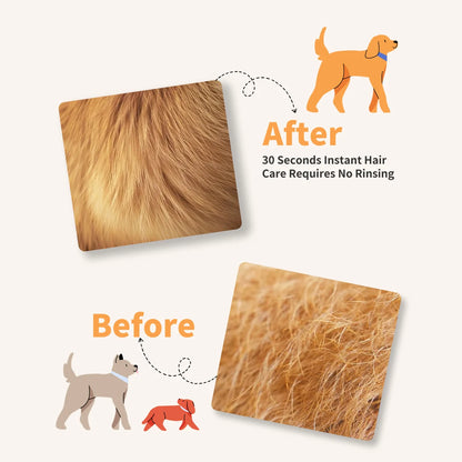 GJYC PET Premium Pet Hair Essential Oil Spray Deep Nourishment Radiant Shine Effortless Detangling For Dogs Cats
