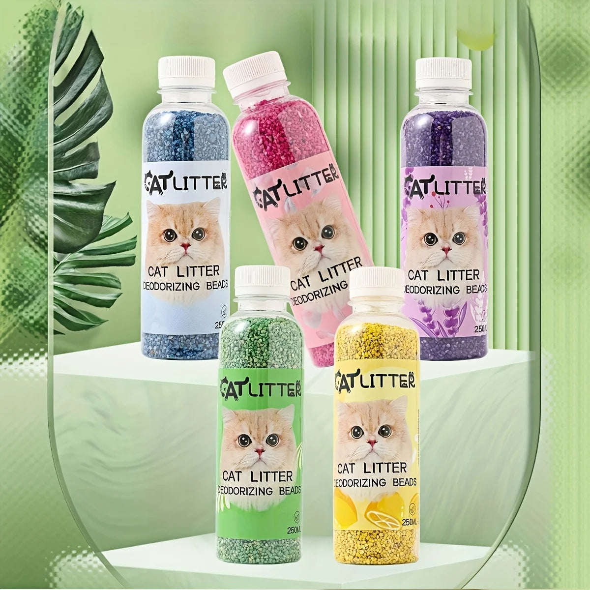 A Bottle of Cat Litter Deodorizing Beads - Make Your Home Smell Comfortable and Remove Odors