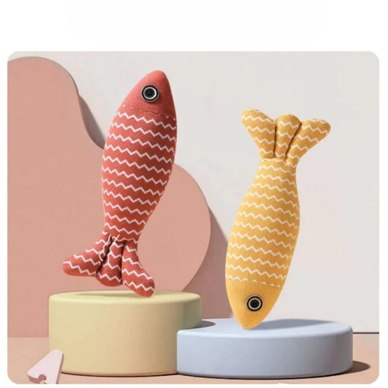 Hot Selling Cat Toy Catnip Simulation Fish Pet Toys To Relieve Boredom and Prevent Biting and Grinding Teeth Cat Toy Pet Supplie