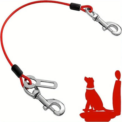 1Pcs Chew-Proof Dog Car Harness Durable,Comfy & Secure Seat Belt for Small/Medium Dogs A Pet Travel Essential Leash