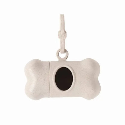 Bone Shaped Portable Pet Garbage Bag Dispenser with Towing Clip, Essential for Outdoor Pets, Pet Accessories Take A Walk