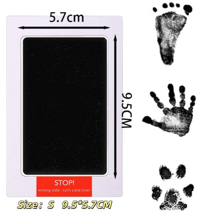 Cat Dog Paw Print Ink Kit Pad Baby Footprints Newborn Shower Handprint Easy Diy Clean Touch Inkless Safe Non-toxic Pet Souvenir