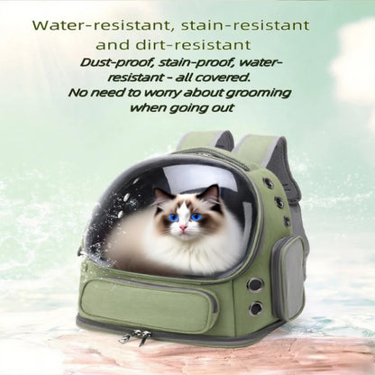 Transparent Pet Carrier Backpack Outdoor Travel Essential for Cats Small Dogs Breathable Design Comfortable Premium Pet Supplies