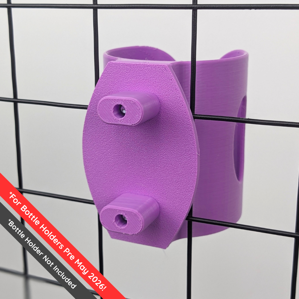 Cage Mounting Kit For Water Bottle Holder - Electric Purple-0