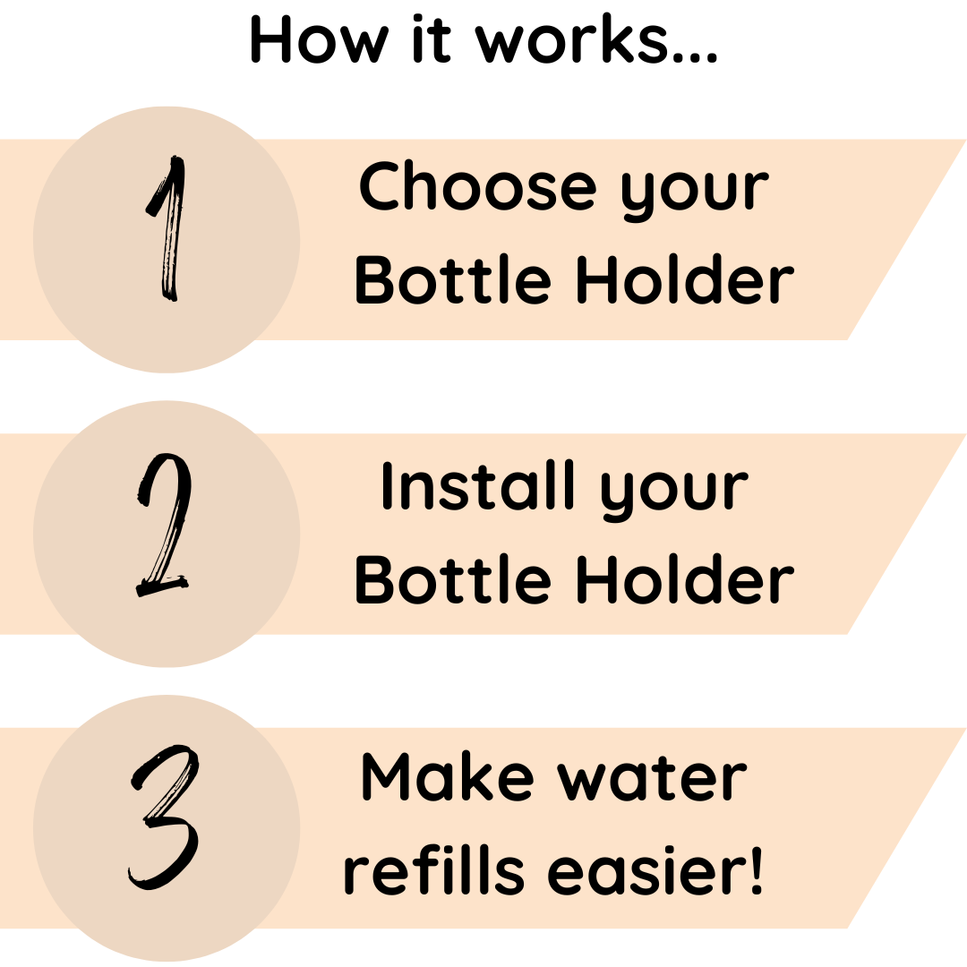 Cage Mounting Kit For Water Bottle Holder - Electric Purple-1