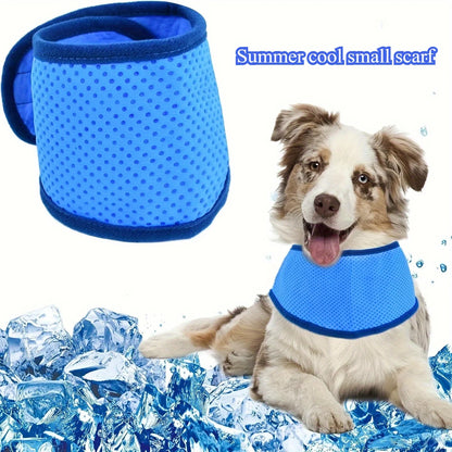 1pc Pet Summer Cooling Scarf Cool Collar Suitable for All Breeds in 4 Sizes Adjustable Fit Essential for Outdoor Activities