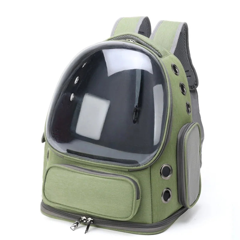 Transparent Pet Carrier Backpack Outdoor Travel Essential for Cats Small Dogs Breathable Design Comfortable Premium Pet Supplies