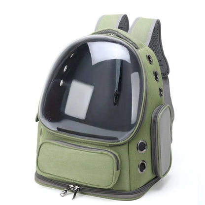 Transparent Pet Carrier Backpack Outdoor Travel Essential for Cats Small Dogs Breathable Design Comfortable Premium Pet Supplies