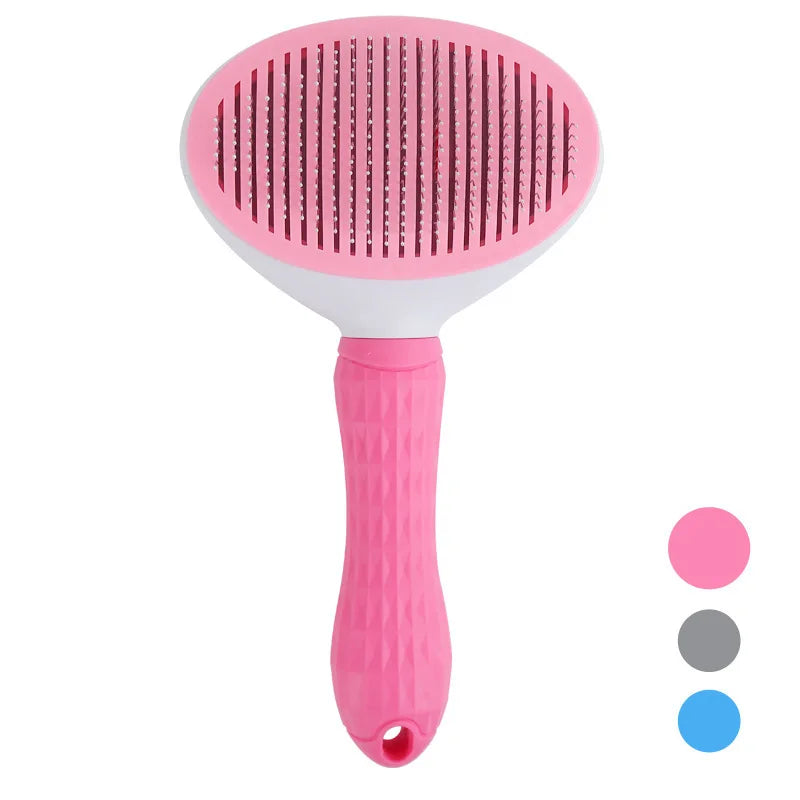 Pet Hair Remover Brush for Dogs And Cats Long Hair Grooming Comb Bath Cleaning Brush Essential Pet Supplies