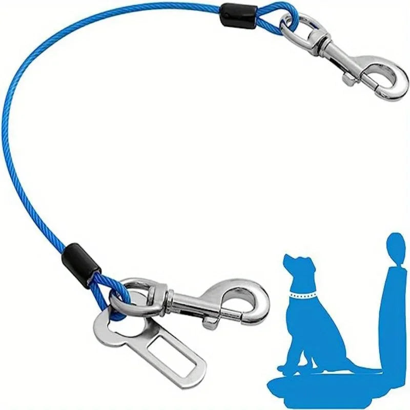 1Pcs Chew-Proof Dog Car Harness Durable,Comfy & Secure Seat Belt for Small/Medium Dogs A Pet Travel Essential Leash