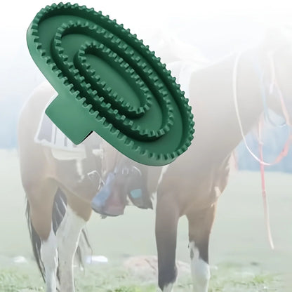 1pc Rubber Massage Cleaning Brush for Horses Durable Detangling  Tool for Bathing Equestrian Care Essentials  Horse Pet Grooming
