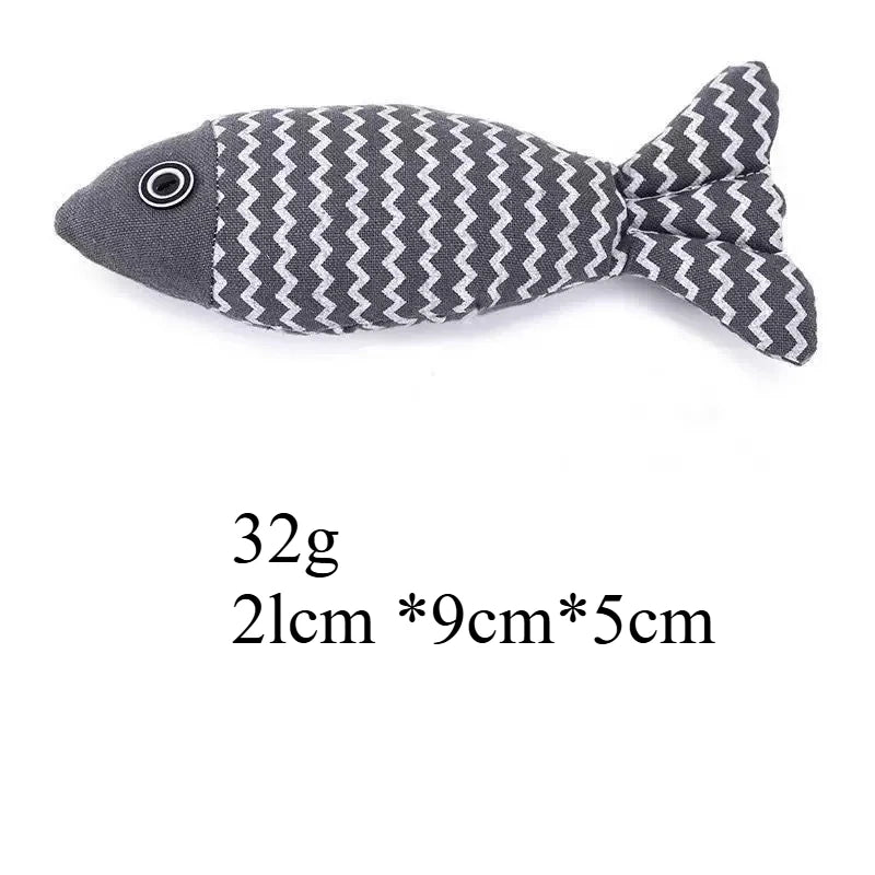 Hot Selling Cat Toy Catnip Simulation Fish Pet Toys To Relieve Boredom and Prevent Biting and Grinding Teeth Cat Toy Pet Supplie