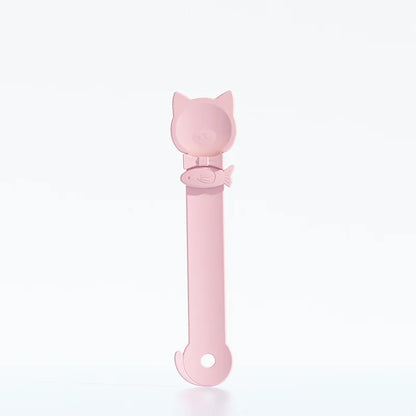 New Cat Treat Squeeze Spoon - Mess-Free Pet Feeding Tool for Cats, Snack Scoop, and Essential Pet Supplies