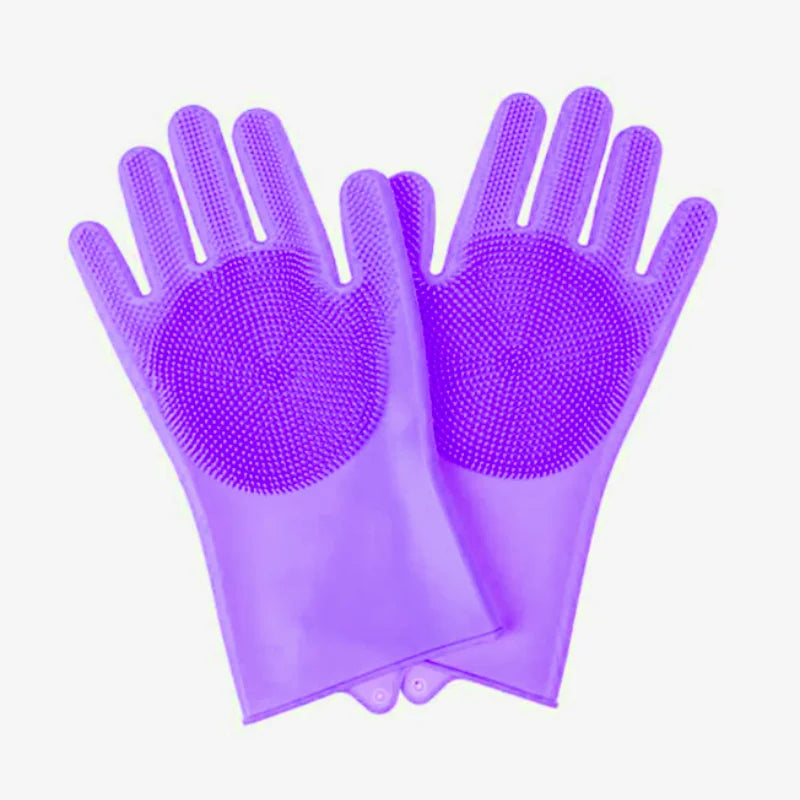 Silicone Pet Dog Bath Gloves Teddy Scrub Brush Anti-Scratch Anti-Bite Dog Bath Accessories
