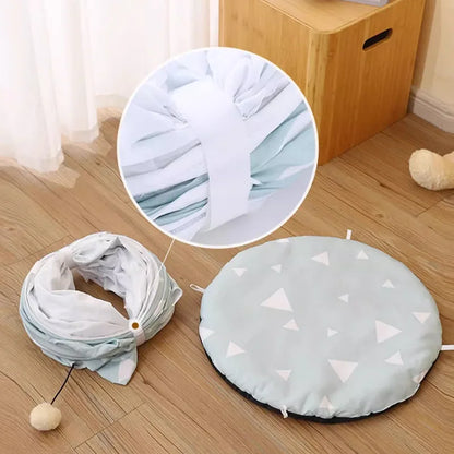 Foldable Cat Tunnel Wholesale, Pop-up Play Tent with Holes, All Season Cat Cave Toy, Hot Selling From Manufacturer