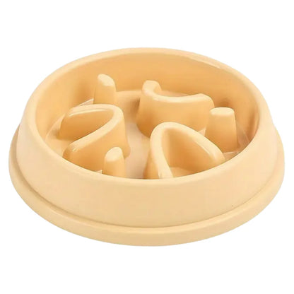 Anti-Choke Slow Feeder Pet Bowl for Dogs & Cats - Safe Eating, Durable Plastic, Essential Daily Accessory