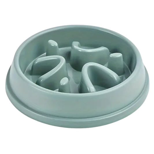 Anti-Choke Slow Feeder Pet Bowl for Dogs & Cats - Safe Eating, Durable Plastic, Essential Daily Accessory