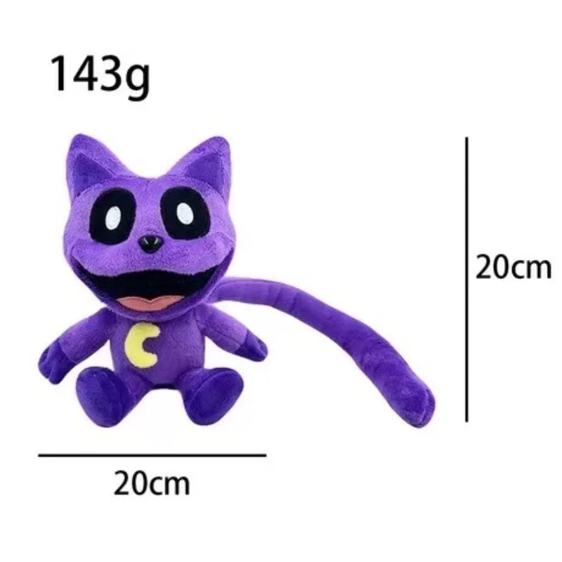 Hot Selling Smiling Animal Anime Plush Toy Horror Doll Soft Model Toy Horror Smiling Cat Cartoon Festival Plush Gift Decoration