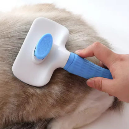 Pet Hair Remover Brush for Dogs And Cats Long Hair Grooming Comb Bath Cleaning Brush Essential Pet Supplies