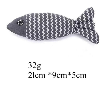 Hot Selling Cat Toy Catnip Simulation Fish Pet Toys To Relieve Boredom and Prevent Biting and Grinding Teeth Cat Toy Pet Supplie