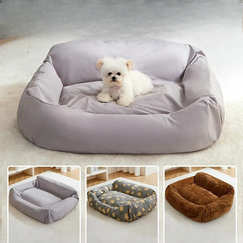 All Season Washable Detachable Pet Bed Cover Winter Warm Anti Dirty Soft Dog Cat Bed Sheet Essential