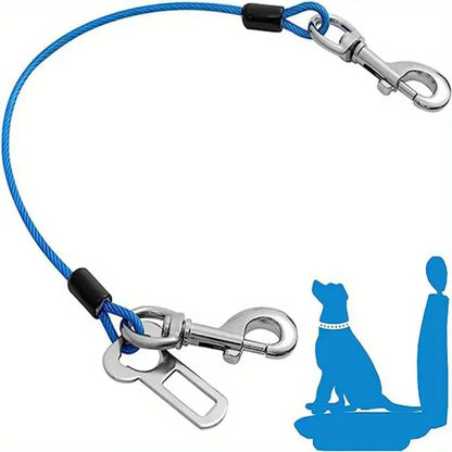 1Pcs Chew-Proof Dog Car Harness Durable,Comfy & Secure Seat Belt for Small/Medium Dogs A Pet Travel Essential Leash