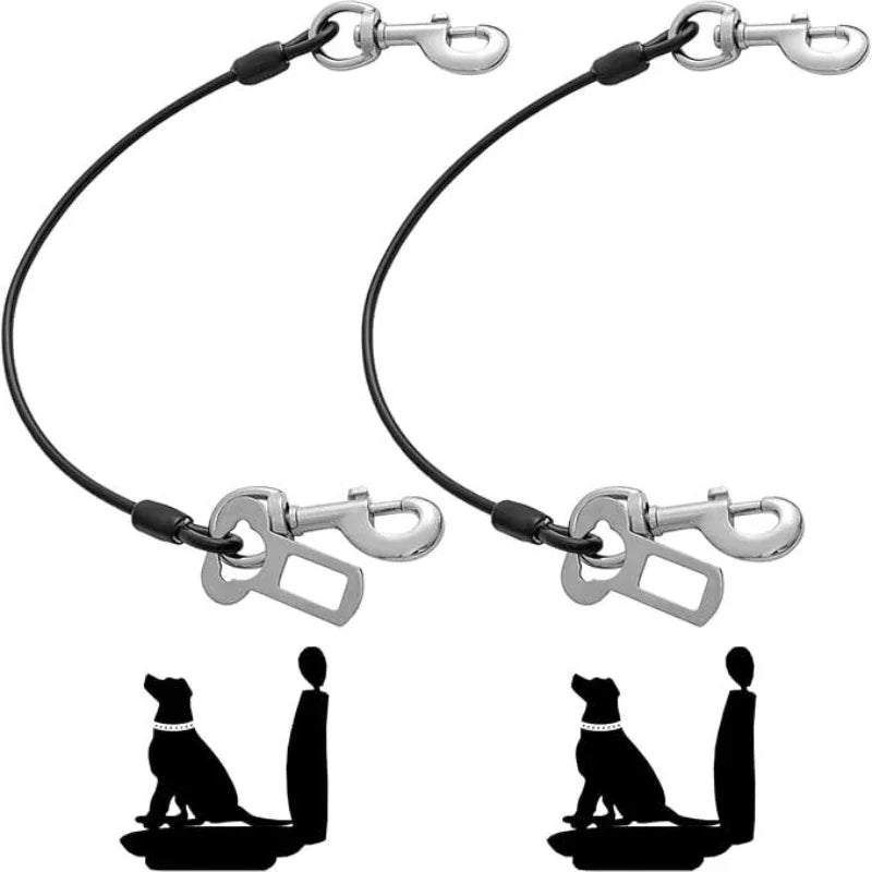 1Pcs Chew-Proof Dog Car Harness Durable,Comfy & Secure Seat Belt for Small/Medium Dogs A Pet Travel Essential Leash