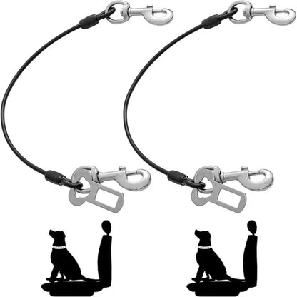 1Pcs Chew-Proof Dog Car Harness Durable,Comfy & Secure Seat Belt for Small/Medium Dogs A Pet Travel Essential Leash